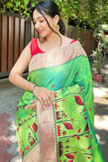 Simple Marathi Look In Saree