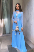 Sky Blue Sharara Dress