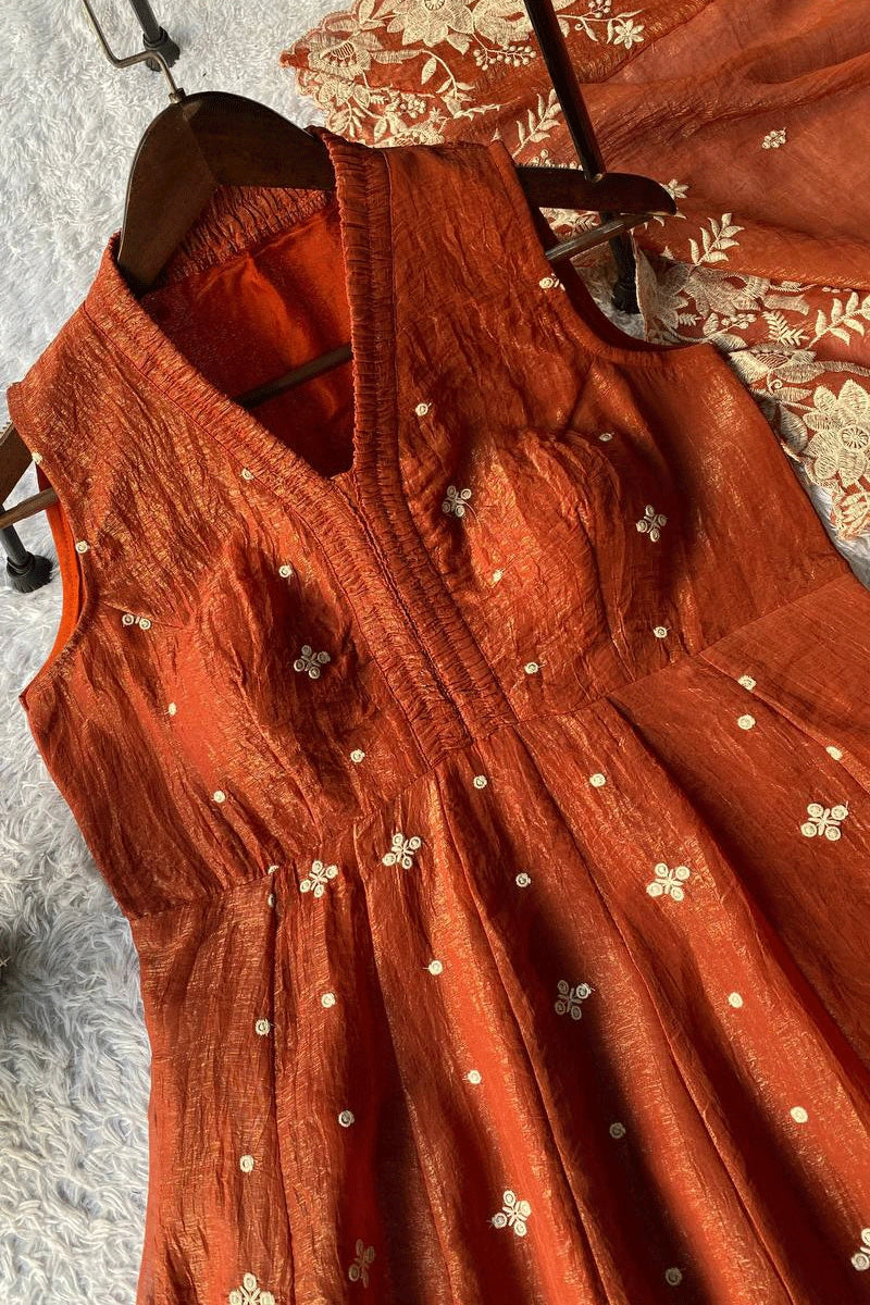 Sleeveless wedding Special Sharara