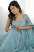 Sleevesless Anarkali Suit 