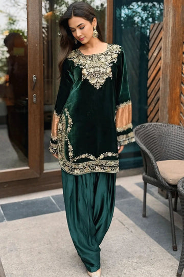 Sonal Chauhan velvet suit