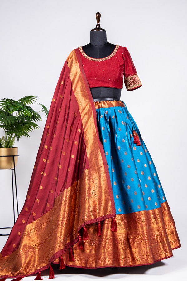 Half Saree Lehenga With Price - Anaya Designer Studio