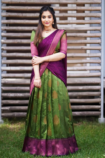 purple onam dress Purple Onam Special Lehenga Choli Collections
