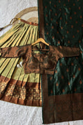 South Indian Pattu Pavadai Half Saree