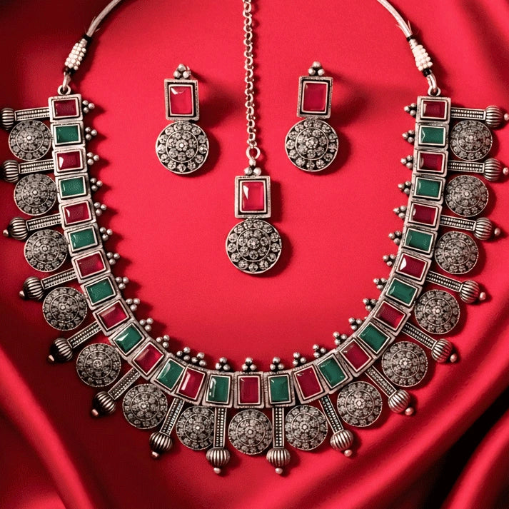 Statement Silver Necklace