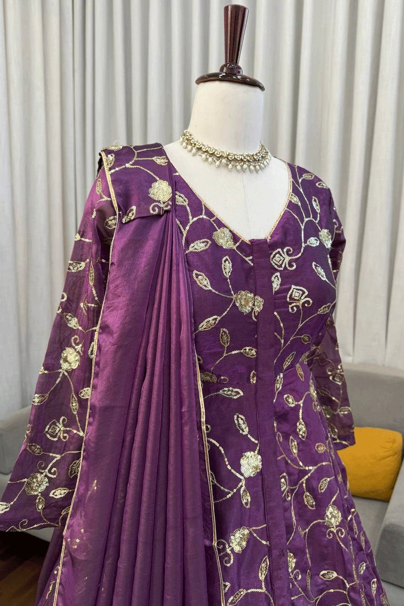 Stylish Purple Ensemble