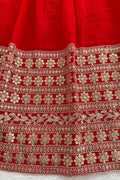 Stylish Red Anarkali