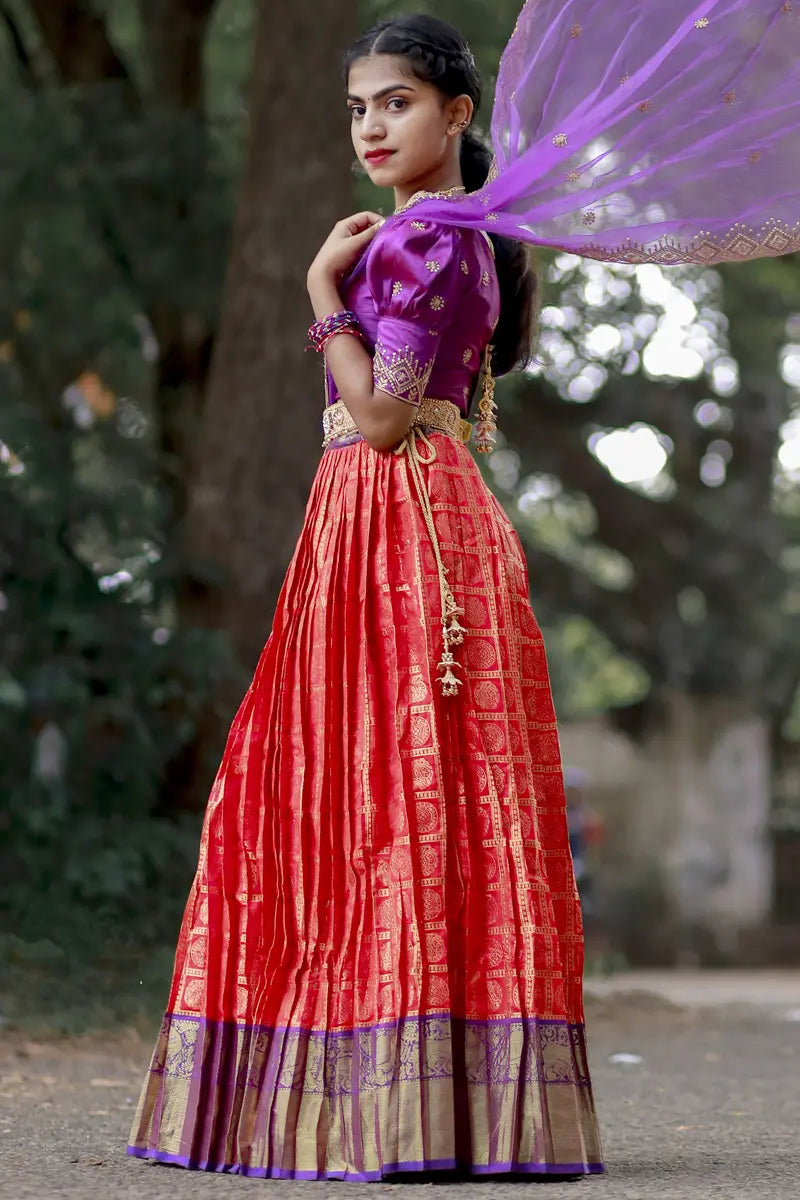 Tarditional Half saree