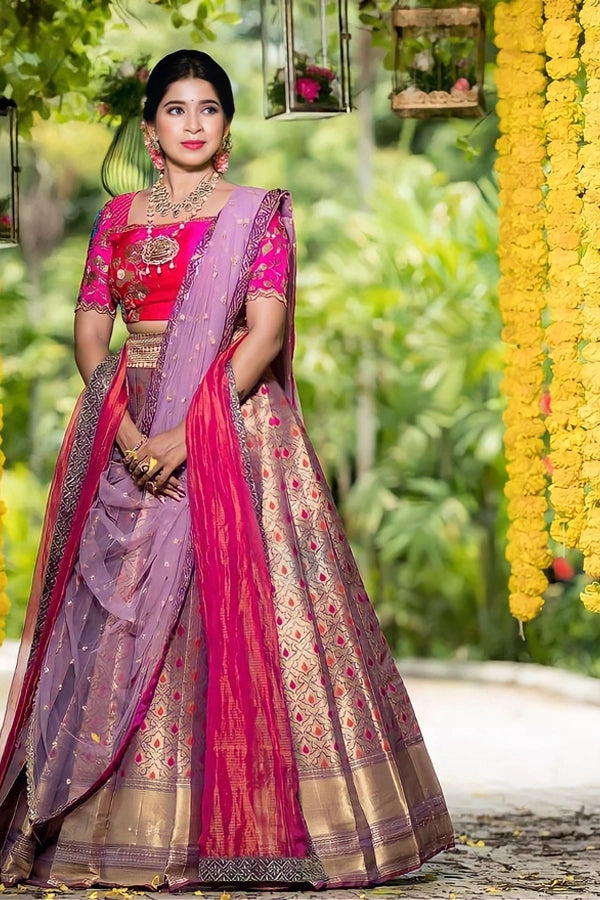 Modern Kerala Half Saree Images For Girls - Anaya Designer Studio