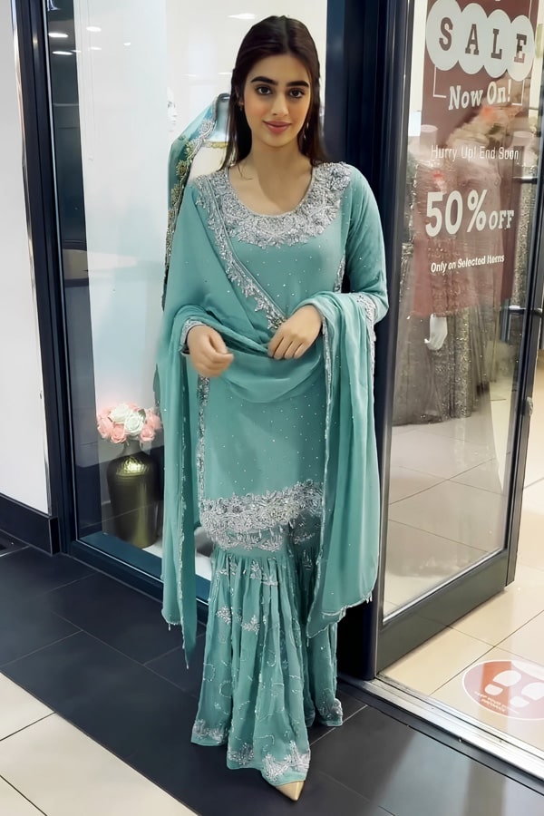Latest Sharara Designs For Wedding - Anaya Designer Studio