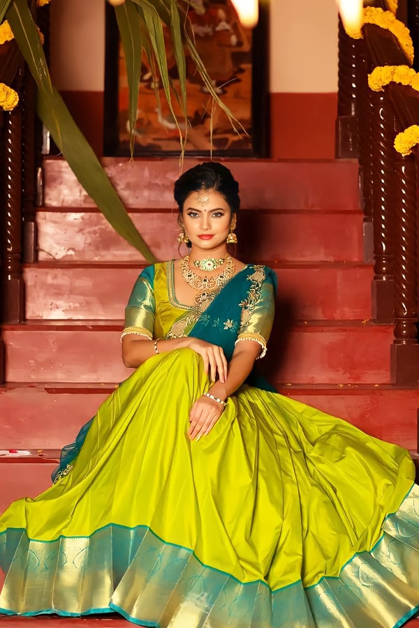Traditional Pattu Half Saree For Women Online Shopping traditional-pattu-half-saree-for-women-online-shopping
