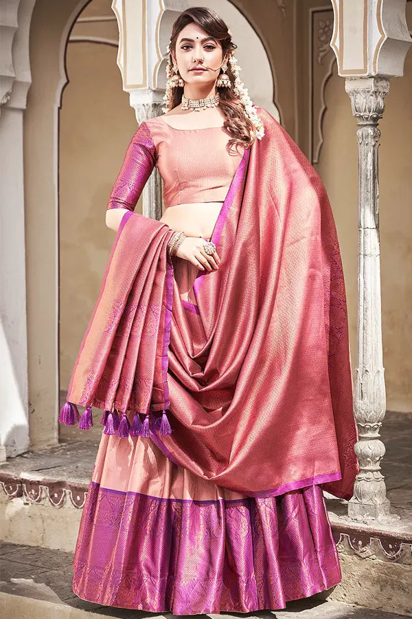 Traditional Half Saree For Wedding 2023