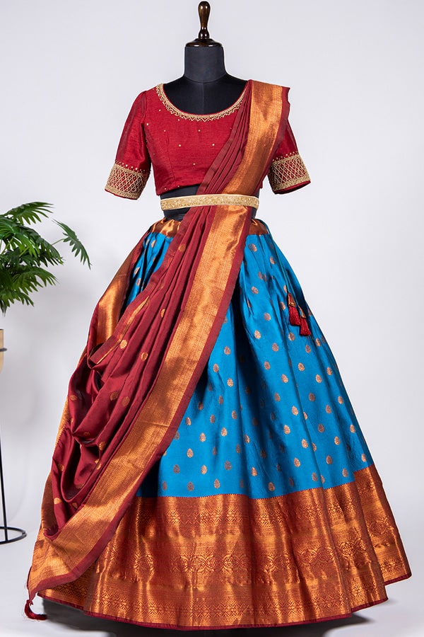 Half Saree Lehenga With Price - Anaya Designer Studio