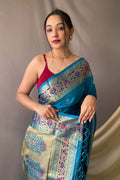 Traditional Paithani Saree For Ganesh Festival