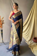 Traditional Pure Silk Paithani Saree For Ganesh Chaturthi