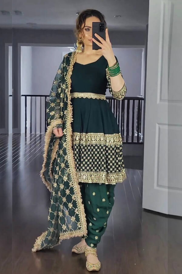 Traditional Ramadan Eid Special Dhoti Dress For Women