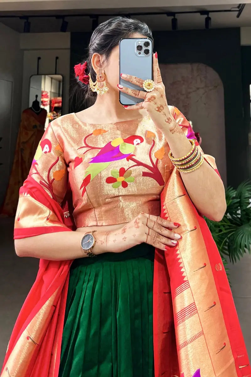 Traditional Silk Lehenga Choli