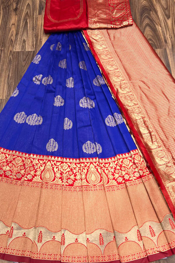All New Traditional Wedding Half Saree For Girls - Anaya Designer Studio