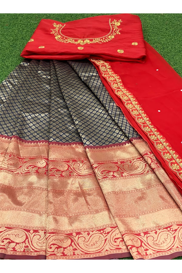 Traditional half saree online