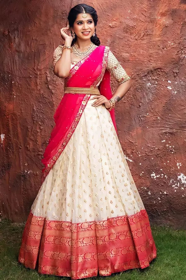 Online Shopping Pattu Langa Voni Sets With Price - Anaya Designer Studio