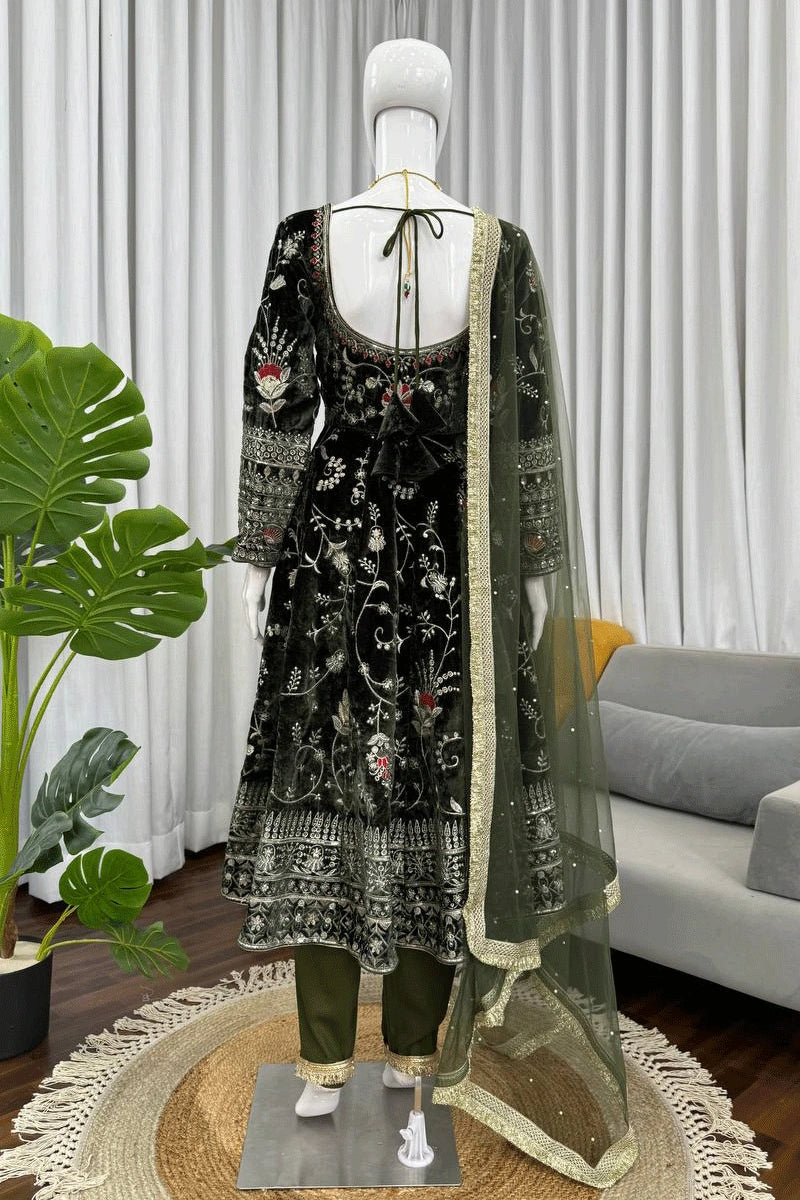 Traditional Anarkali for kids/teens