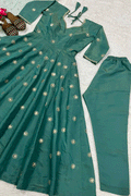 Traditional Embroidered Anarkali Suit
