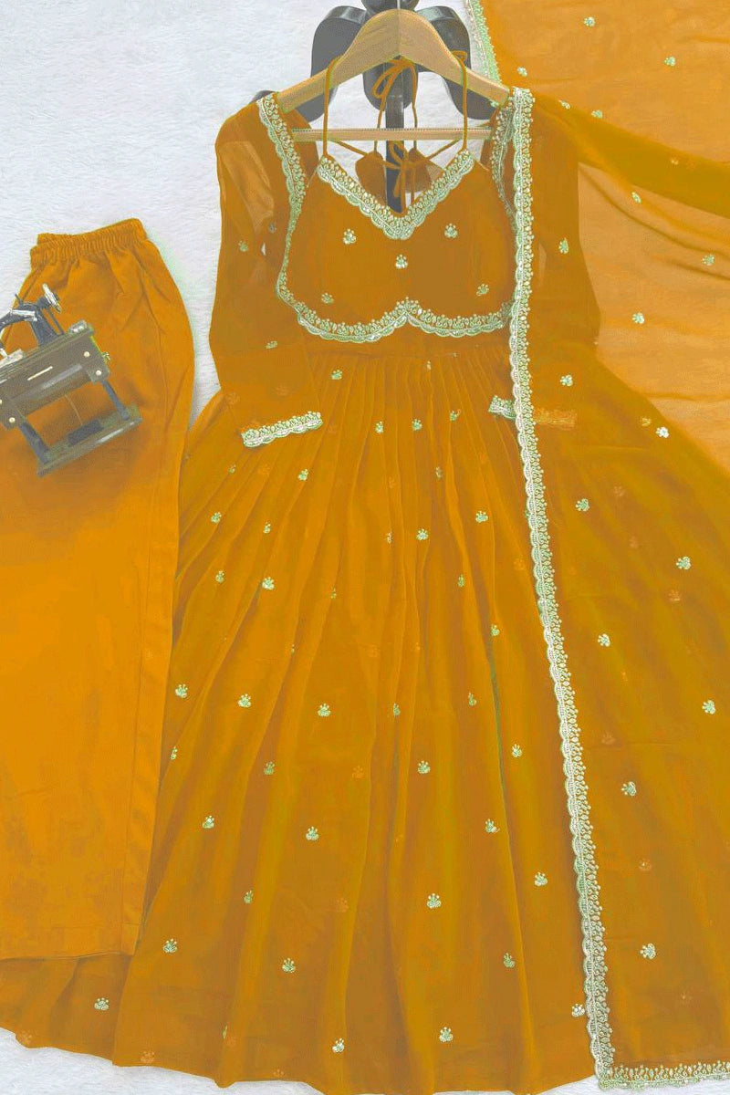 Traditional Haldi Dress