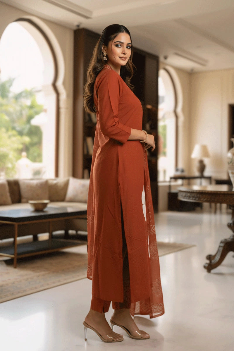 Traditional Mirror Work Dress