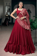Traditional Mirror Work Lehenga Choli