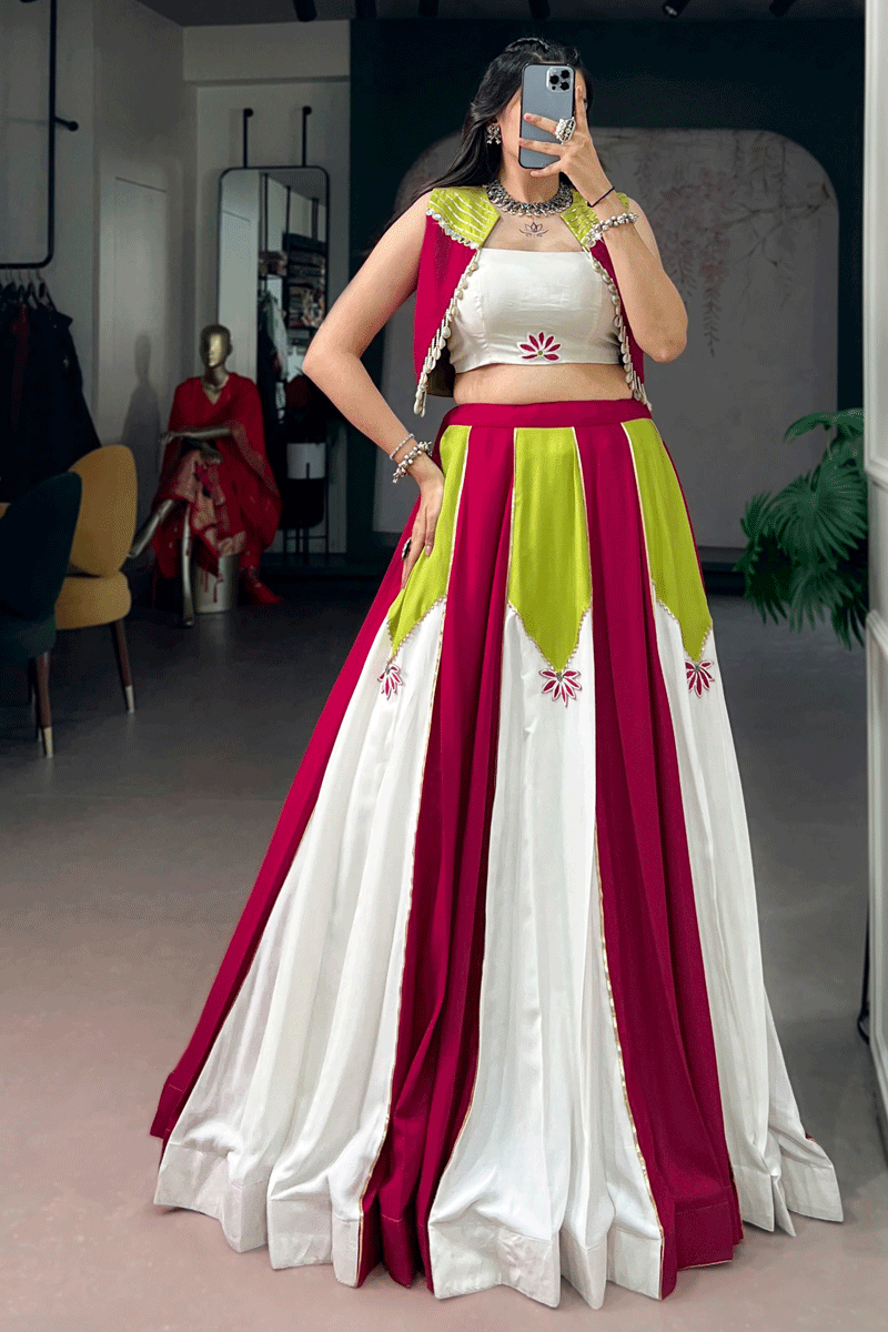 Traditional Multicolour Ghagra Choli