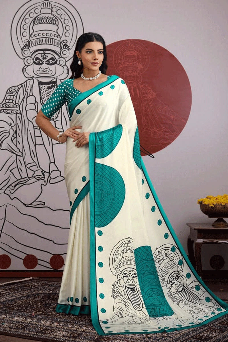 Traditional Printed Saree
