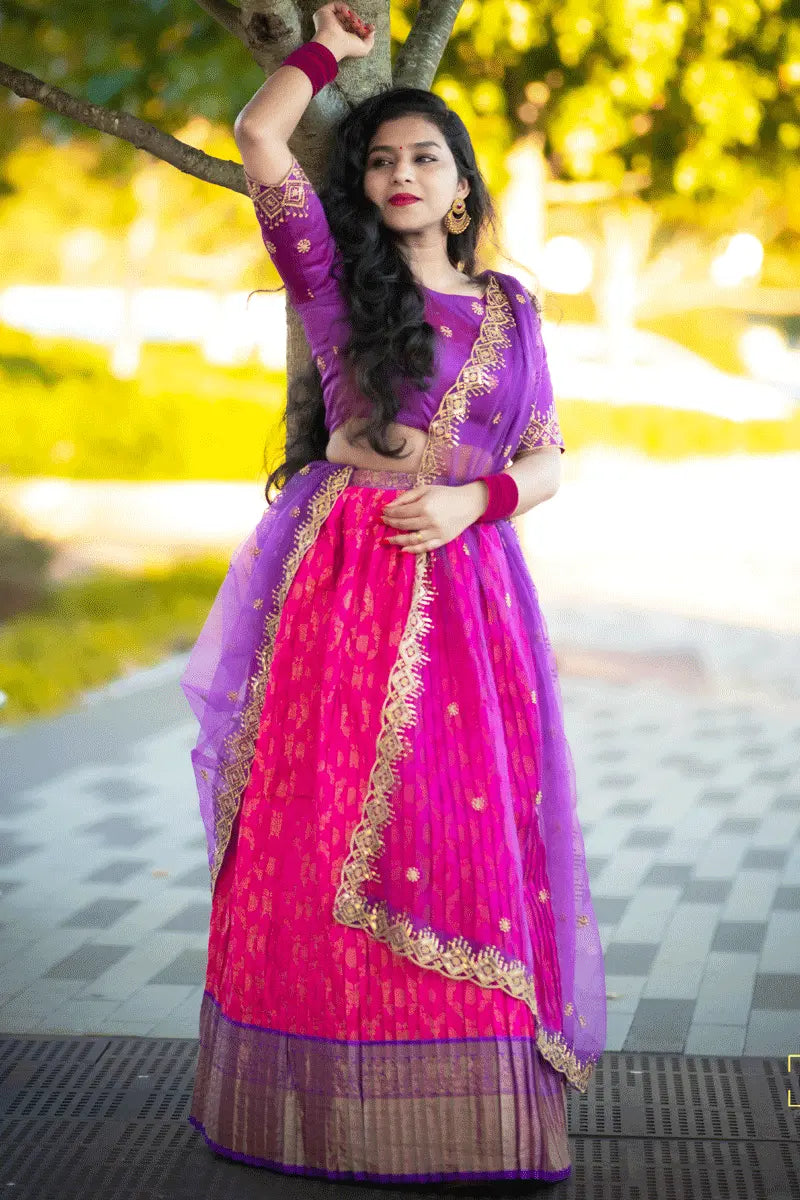Trendy Half Saree Designs 2023