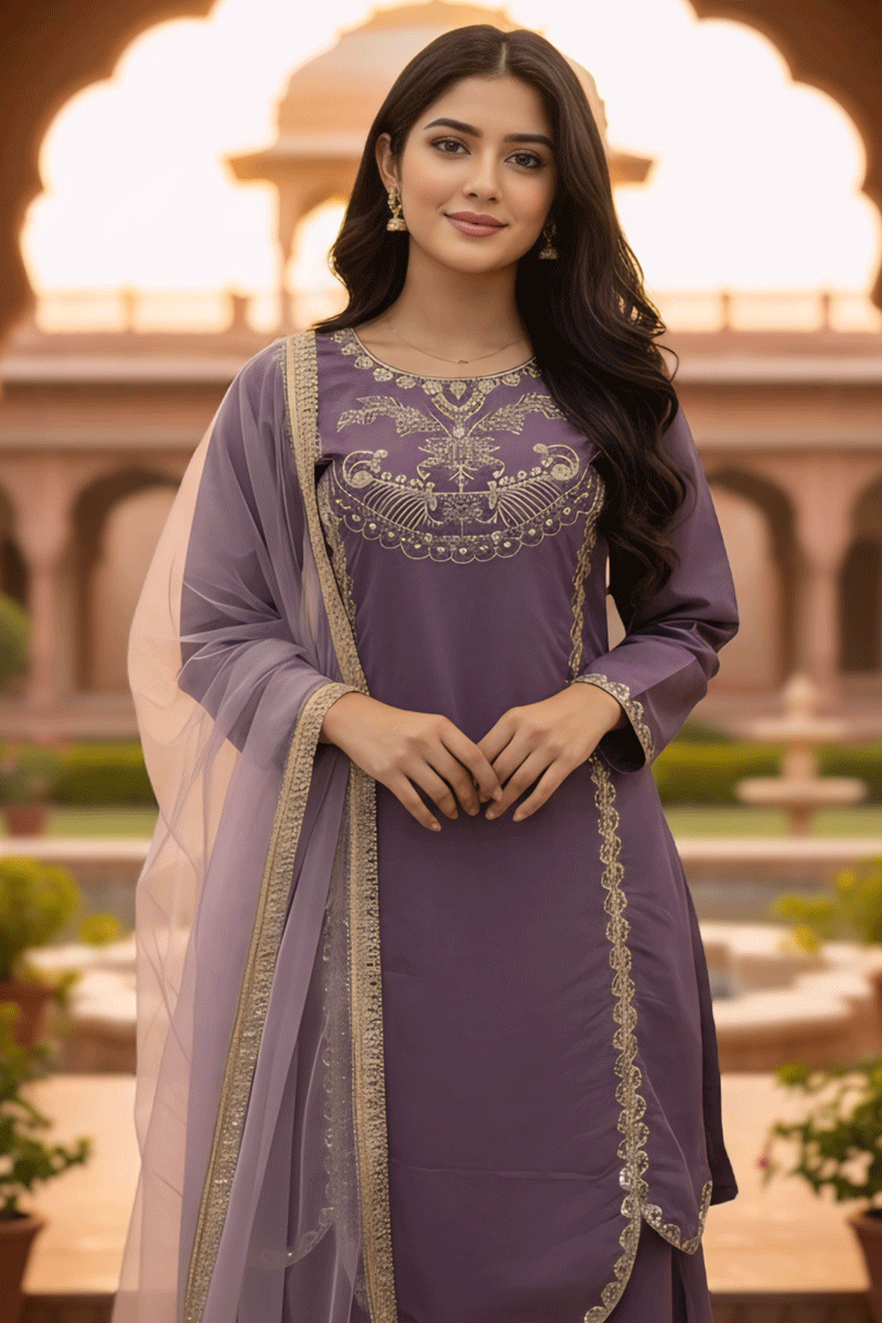 Trendy Sharara Dress