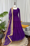Trendy sangeet gown design