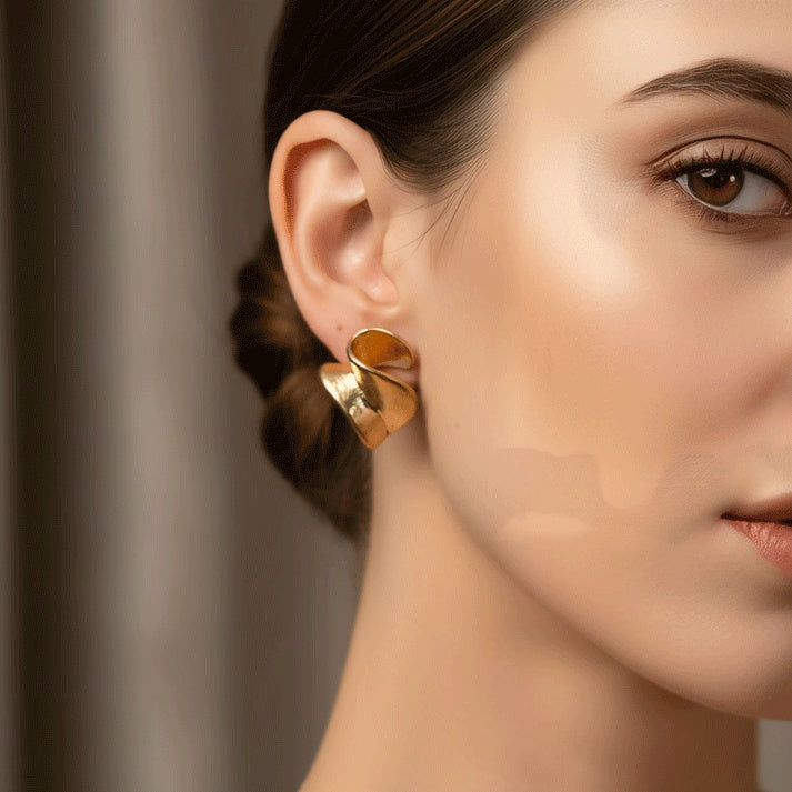 Twisted Design Earrings