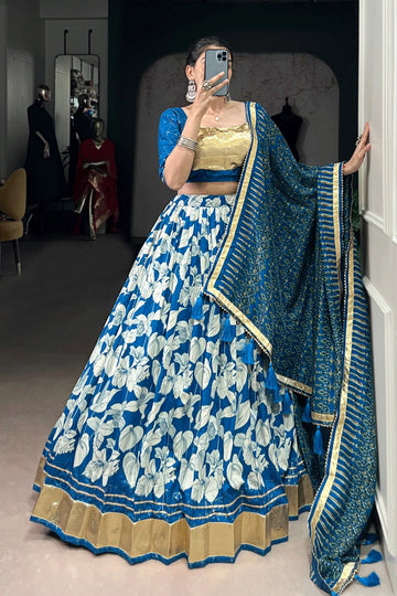 Traditional Fully Stitched Lehenga Choli With Backless Blouse For Navratri