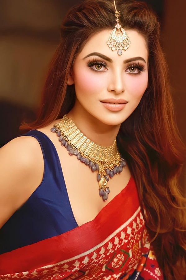 Urvashi rautela saree Multicolor Party wear 2021