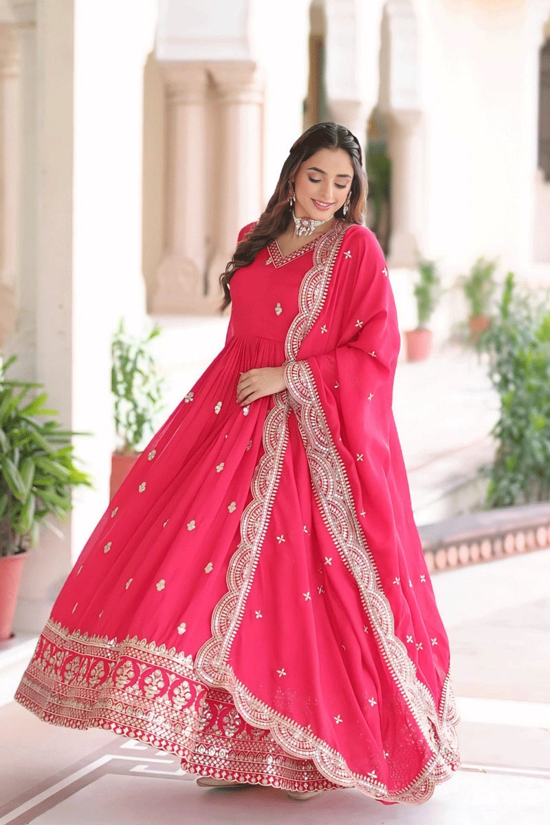 Vibrant celebration outfit