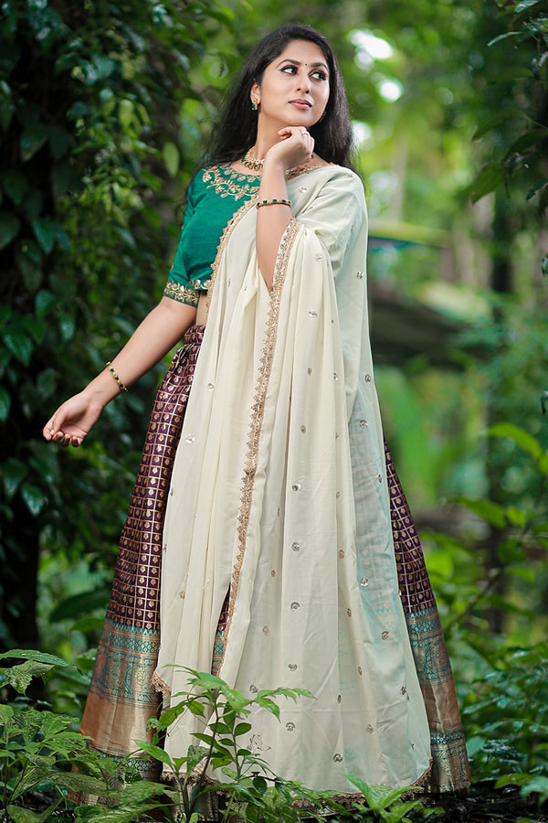 New Half Saree For Ladies Buy Online - Anaya Designer Studio
