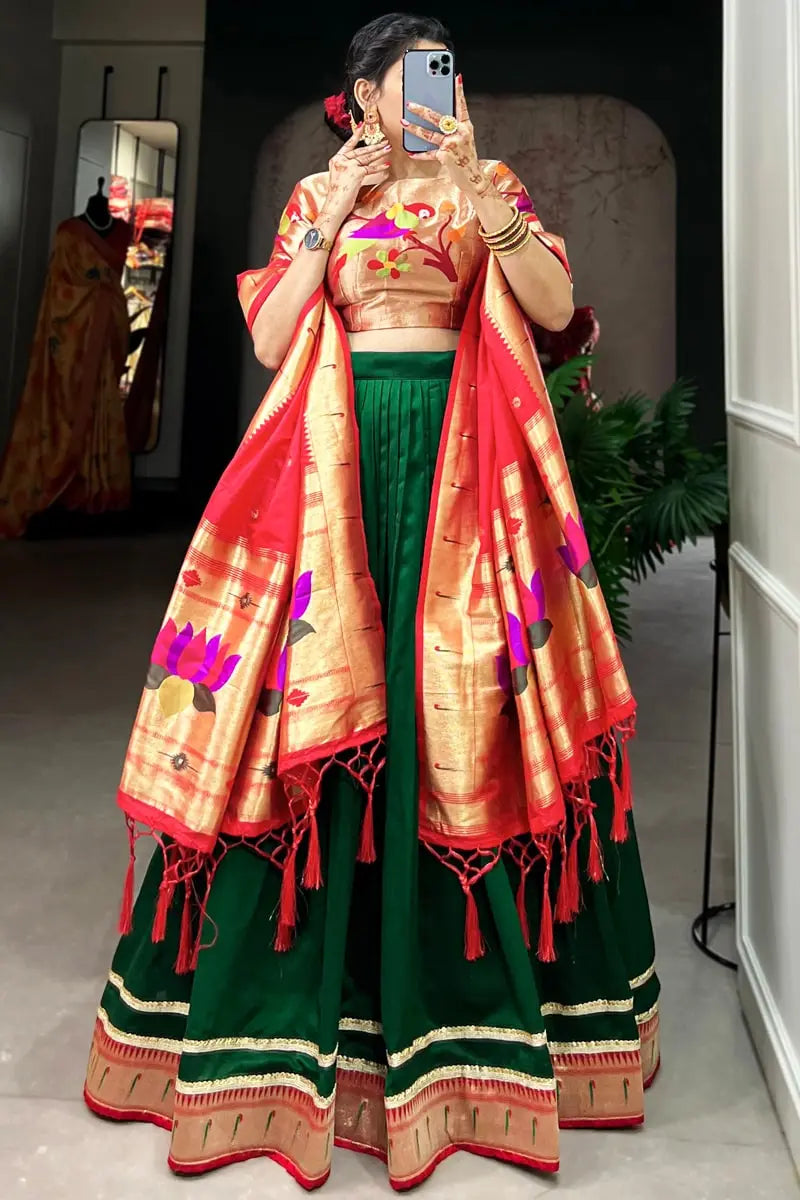 Paithani lehengas online hot sale