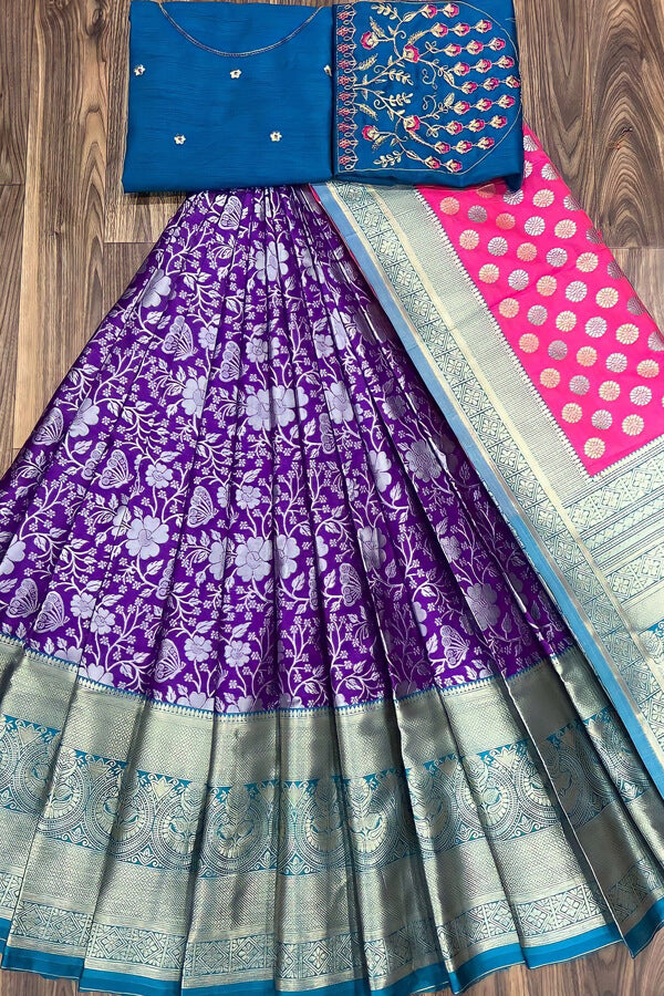 Wedding Lehenga Half Saree