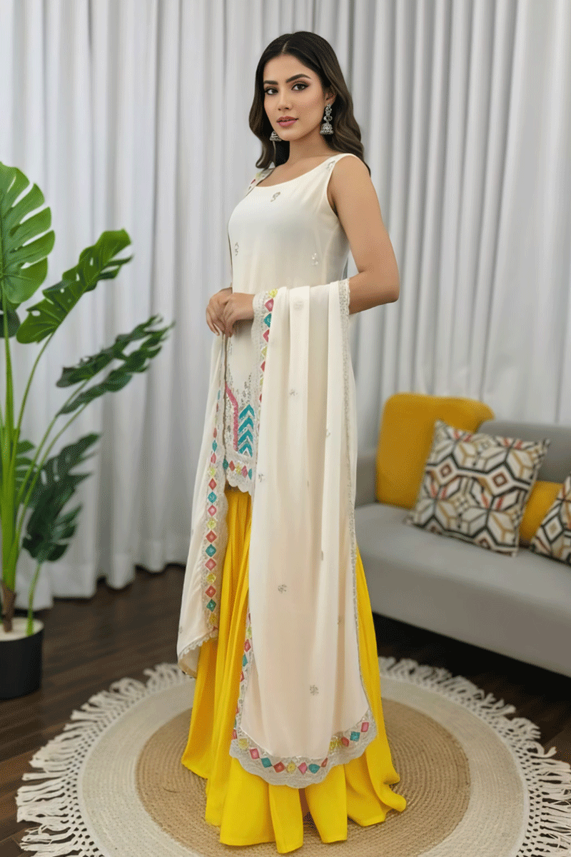 Haldi Special Sharara