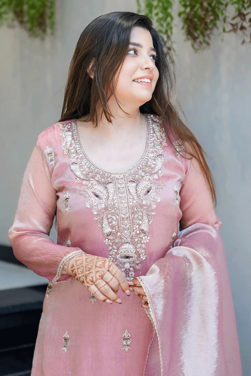 Designer Pink Sharara