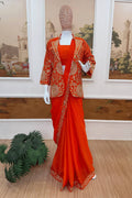 Wedding Special Jacket Style Saree 