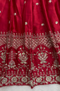 Wedding wear silk lehenga