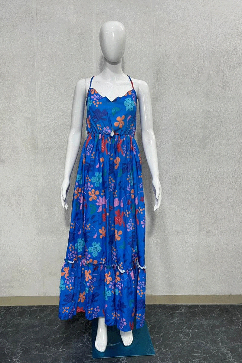 Designer Rayon Fabric Sleeveless Western Gown For Teenage Girl - Anaya Designer Studio Designer Rayon Fabric Sleeveless Western Gown For Teenage Girl - Anaya Designer Studio