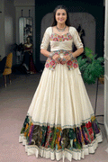 White Lehenga Choli For Women