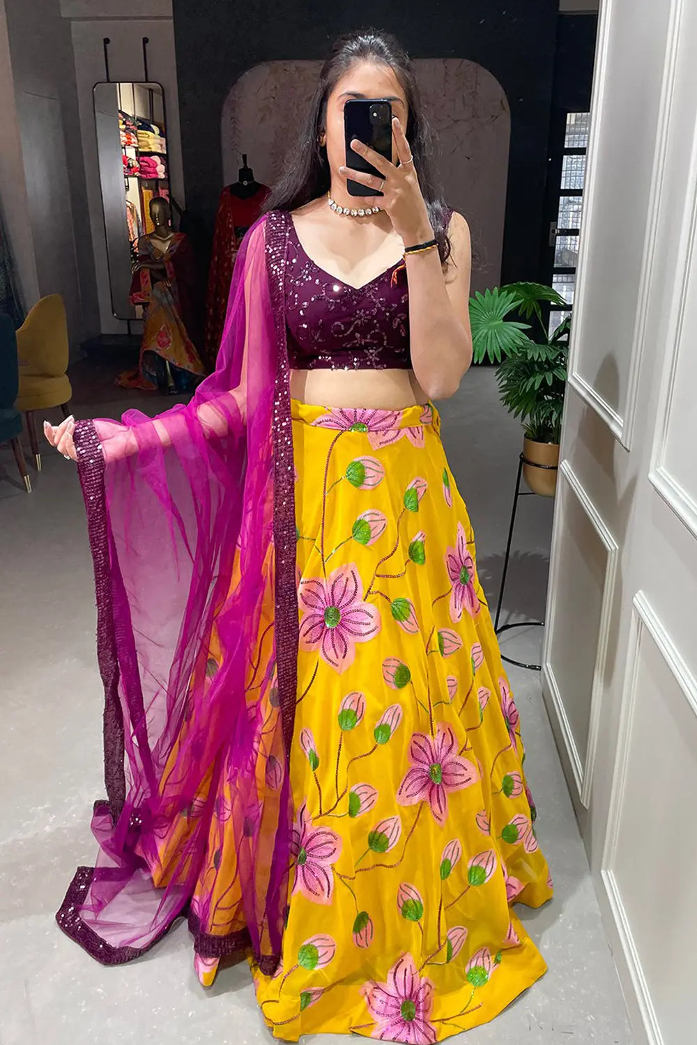 Indian Bridesmaid Lehengas For Wedding - Anaya Designer Studio