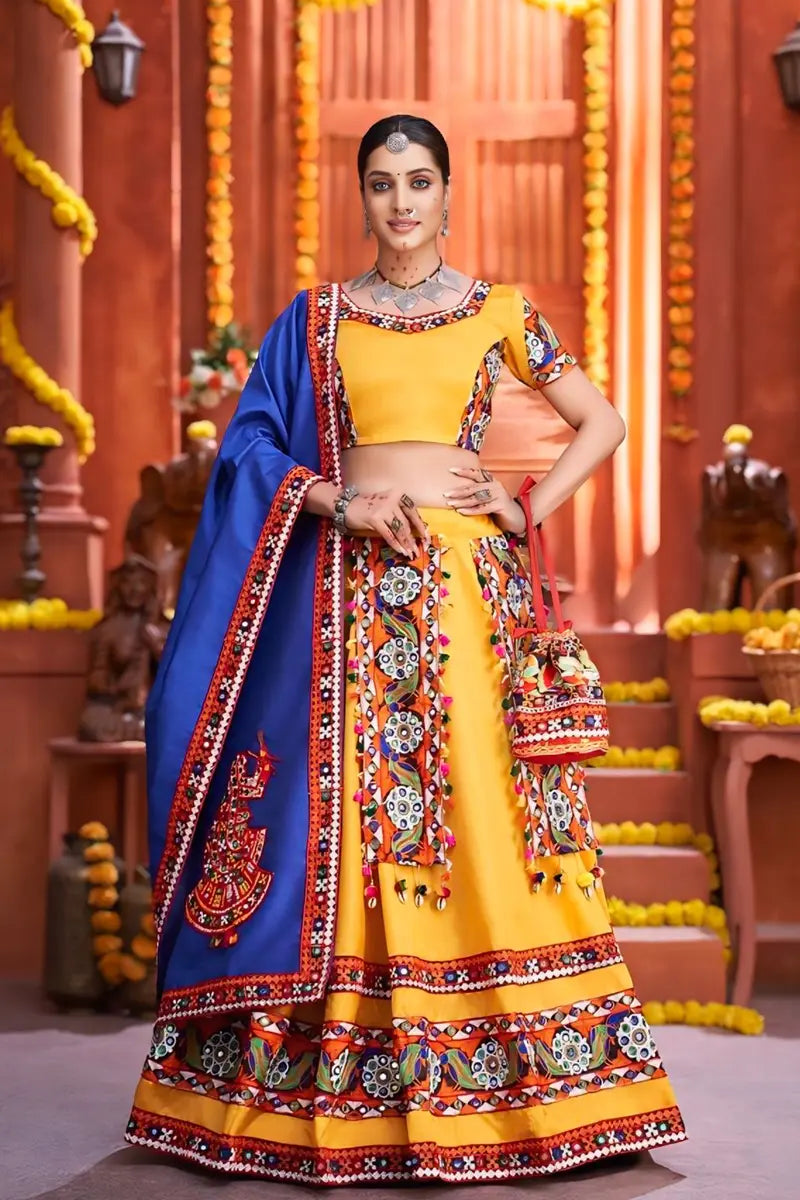 Yellow Lehenga Choli for Haldi