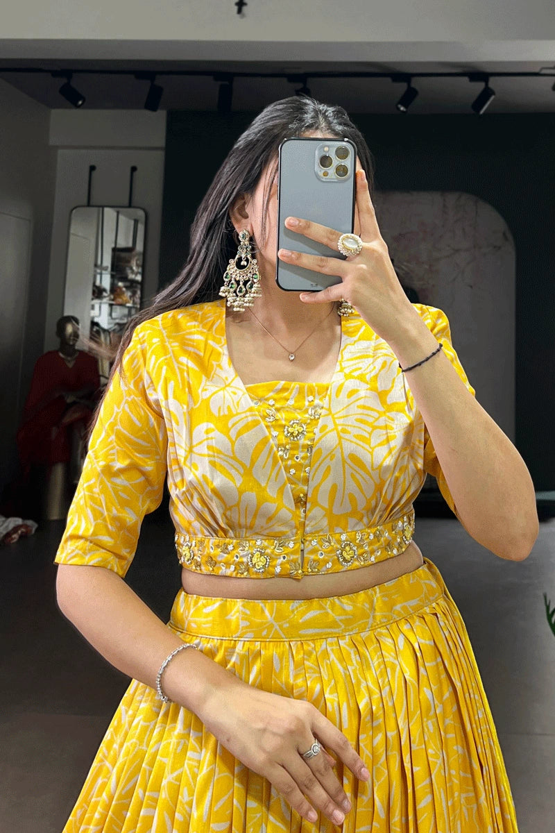 Tasar Silk Lehenga Choli 